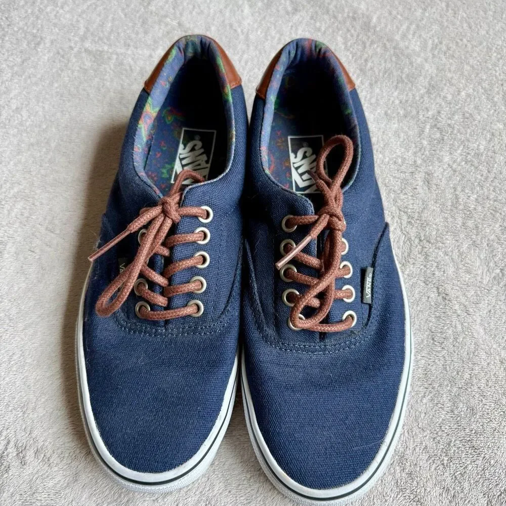 NWOB VANS Men’s Navy Era 59 Sneakers size 8 - Picture 5 of 10